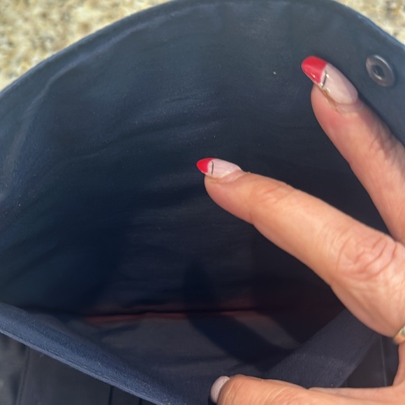 Hermes Unisex large bi fold wallet /pouch in canvas has 9 card slots - Picture 4 of 6